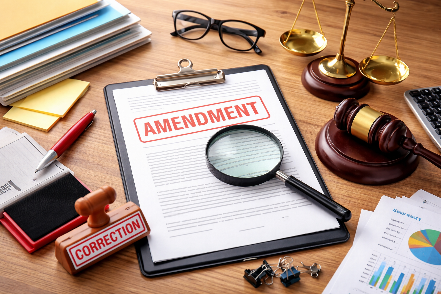 Amendments, Corrections & Specialized Filings